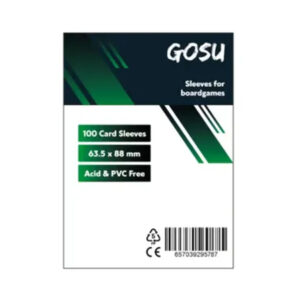 Fundas Standard Cartas Gosu 63.5 X 88 mm (100 Unidades)