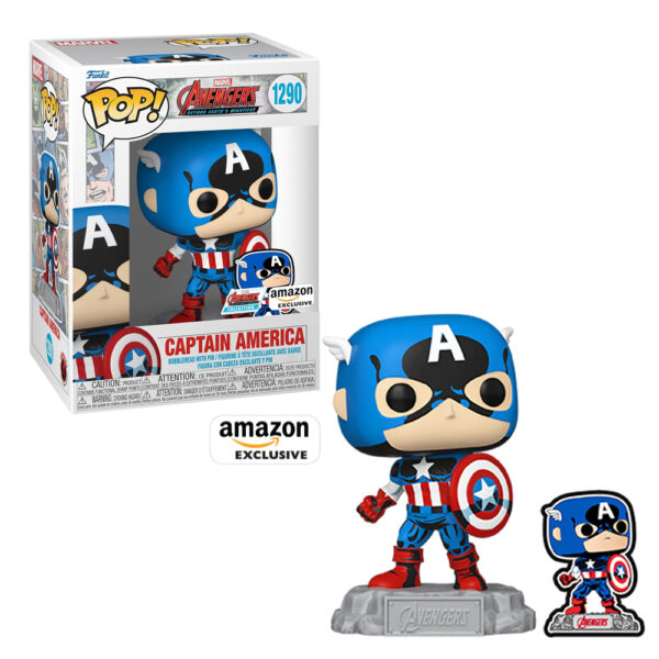 Funko pop Avengers - Captain America 1290 Amazon Exclusive