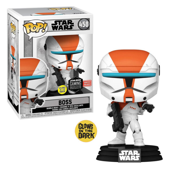 Funko pop Star Wars Republic Comando - Boss 458 Star Wars Gaming Greats Special Edition