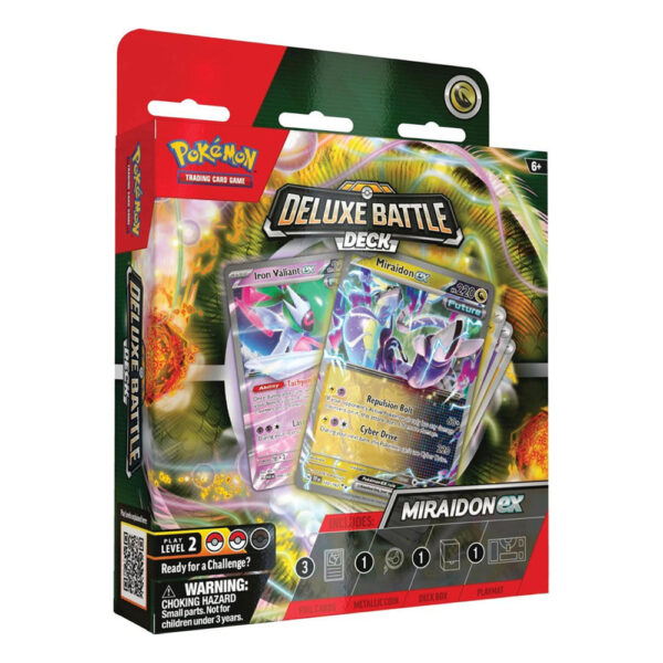 Baraja de Batalla Deluxe Pokemon TCG - Miraidon EX (Ingles)