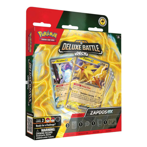 Baraja de Batalla Deluxe Pokemon TCG - Zapdos EX (Ingles)