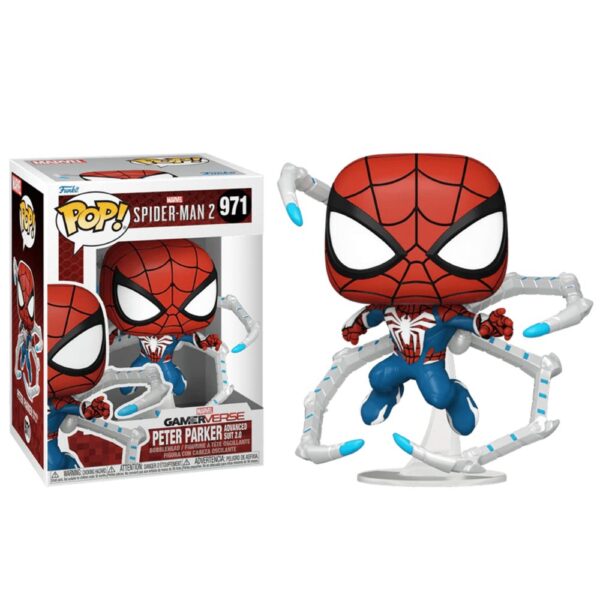 Funko pop Marvel Spiderman 2 - Peter Parker Advanced Suit 2.0 971