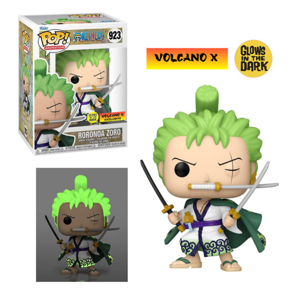 Funko pop One Piece - Roronoa Zoro 923 Volcano X Exclusive