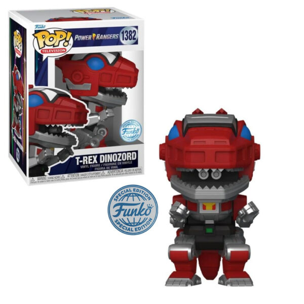 Funko pop Mighty Morphin Power Rangers – T-Rex Dinozord 1382 Special Edition