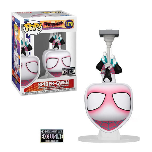 Funko pop Spiderman Across the Spiderverse – Spider Gwen 1479 Entertainment Earth Exclusive