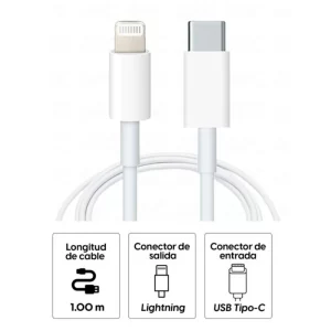 Cable USB - C a Lightning (1m)